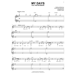 My Days (from The Notebook)