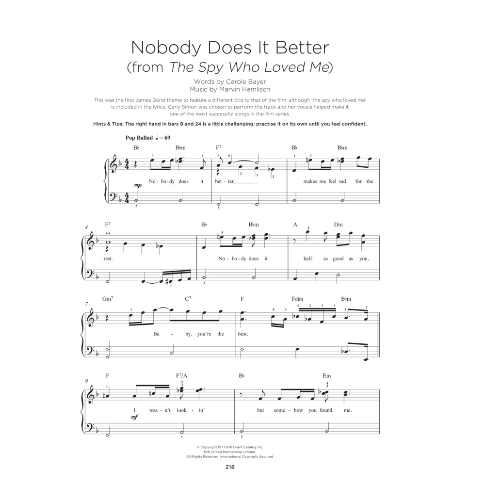 Nobody Does It Better