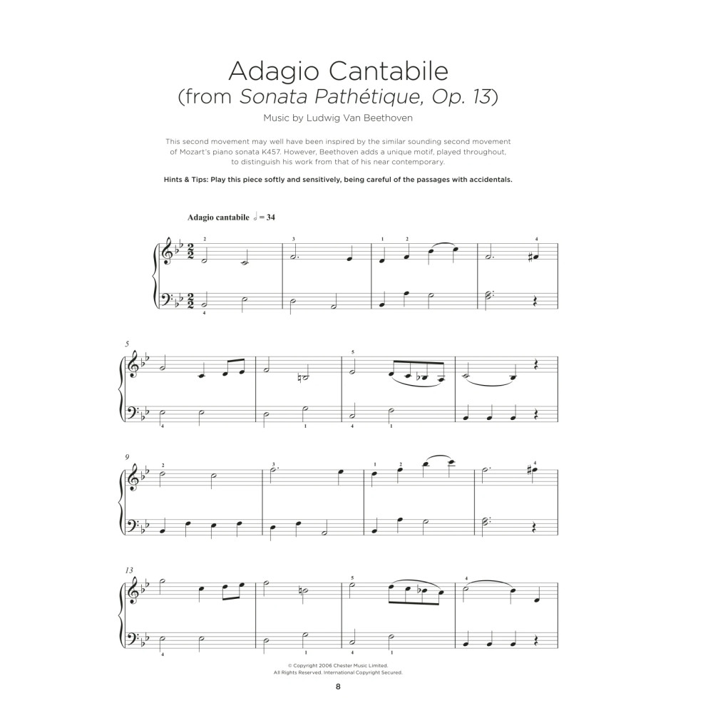 Piano Sonata No. 8 "Pathetique," Second Movement