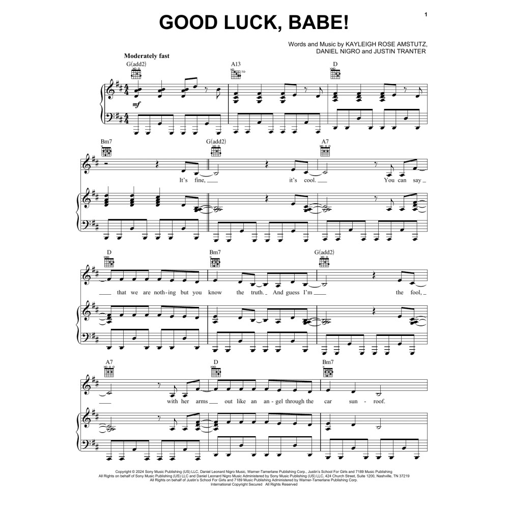 Good Luck, Babe!