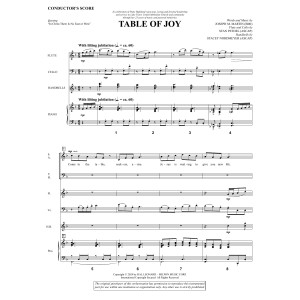 Table Of Joy - Full Score