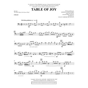 Table Of Joy - Cello