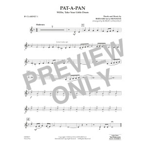 Pat-A-Pan (arr. Robert Longfield) - Bb Clarinet 1