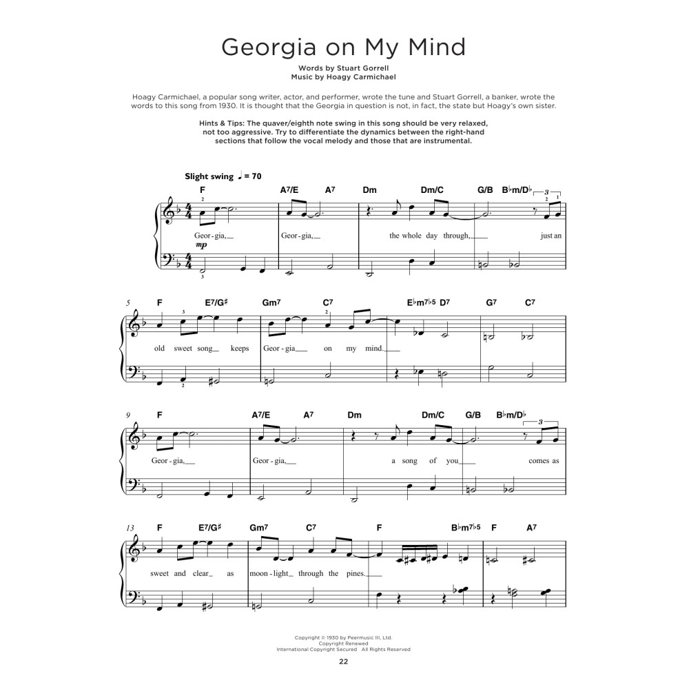 Georgia On My Mind