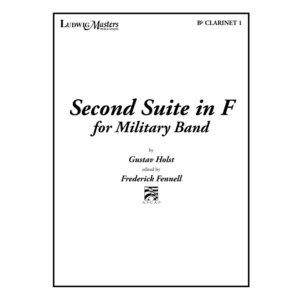 Second Suite in F - Clarinet 1