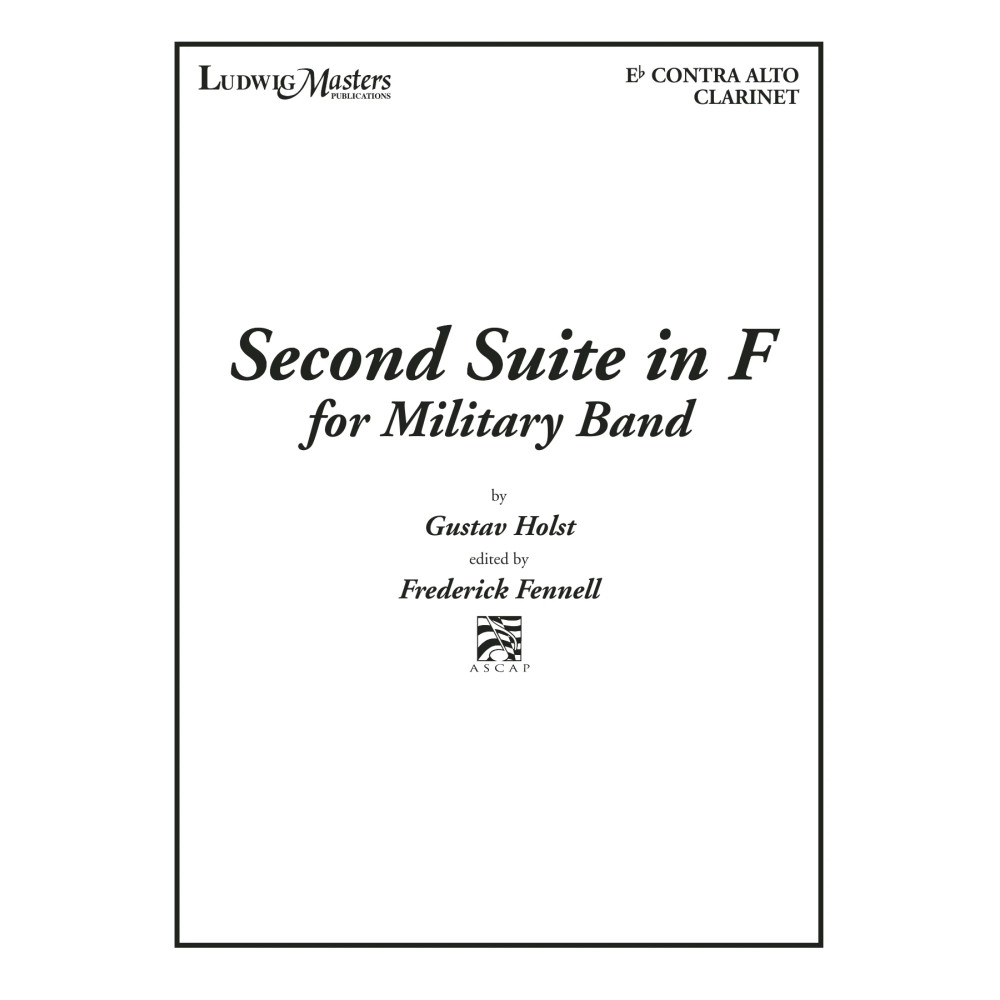 Second Suite in F - Eb Contra Alto Clarinet