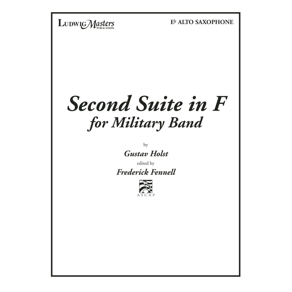 Second Suite in F - Alto Sax