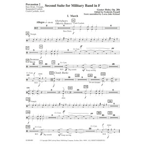Second Suite in F - Percussion 2
