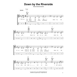 Down By The Riverside (arr. Bobby Westfall)