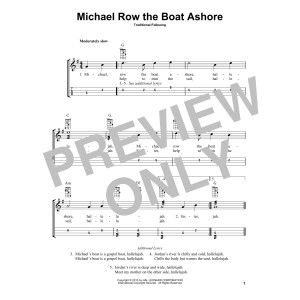 Michael Row The Boat Ashore (arr. Bobby Westfall)