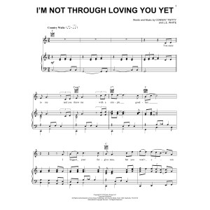 I'm Not Through Loving You Yet