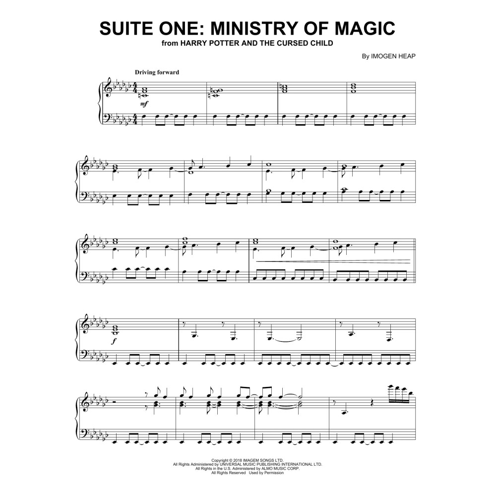 Suite One: Ministry of Magic (from Harry Potter And The Cursed Child)