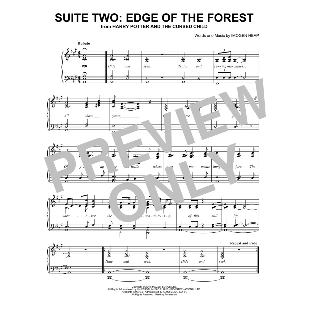 Suite Two: Edge of the Forest (from Harry Potter And The Cursed Child)