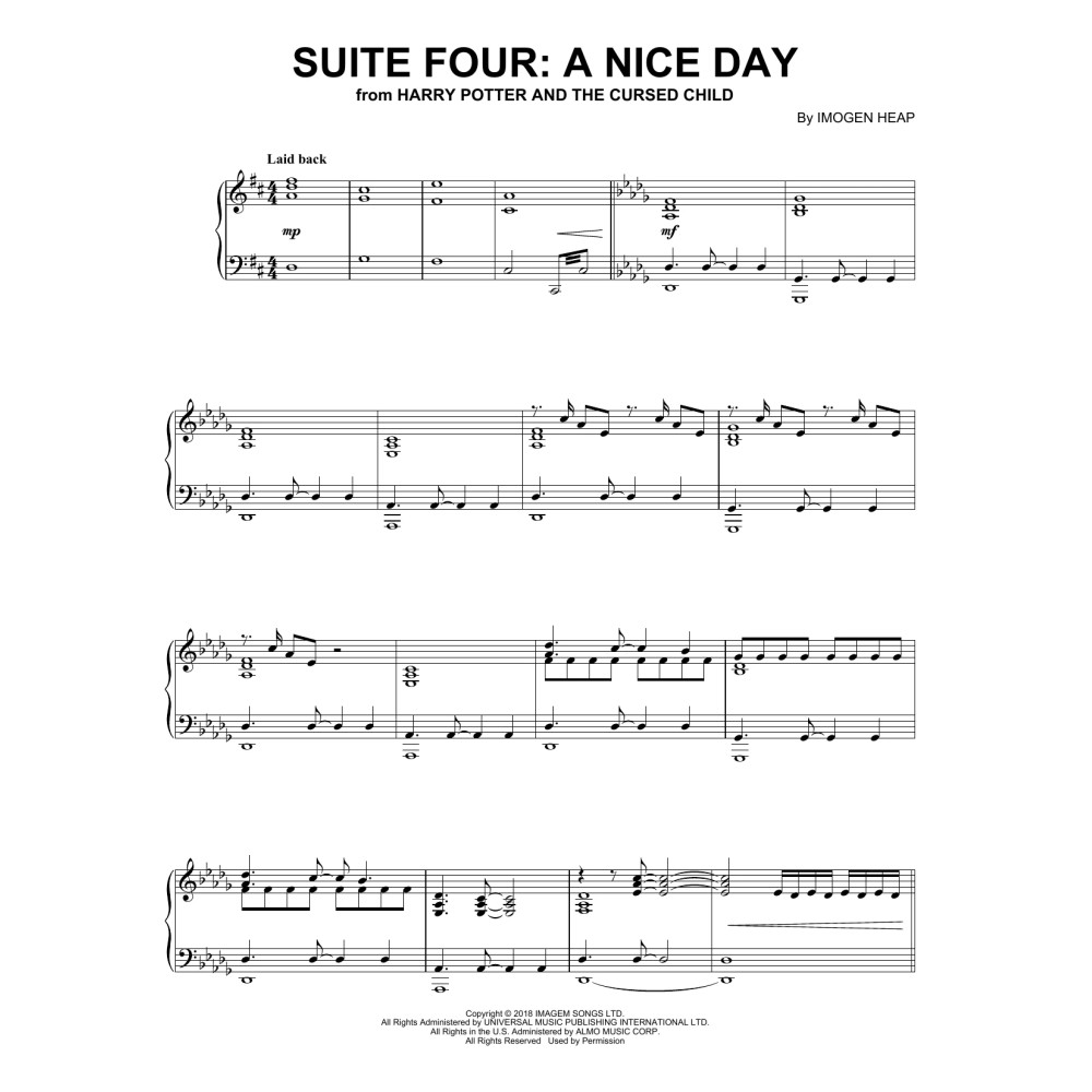 Suite Four: A Nice Day (from Harry Potter And The Cursed Child)