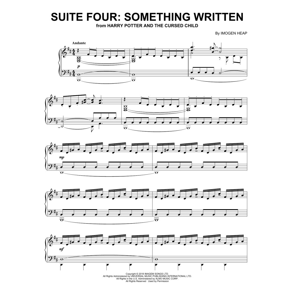 Suite Four: Something Written (from Harry Potter And The Cursed Child)