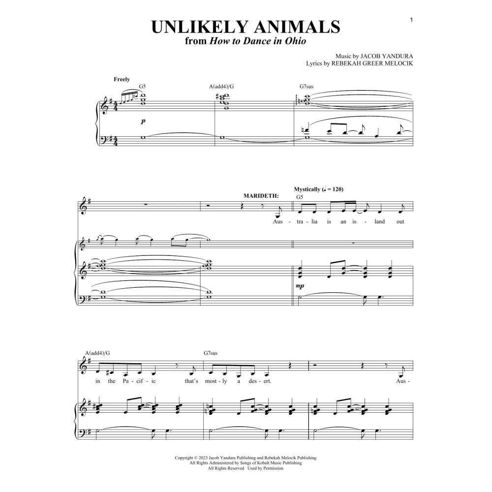 Unlikely Animals (from How To Dance In Ohio)