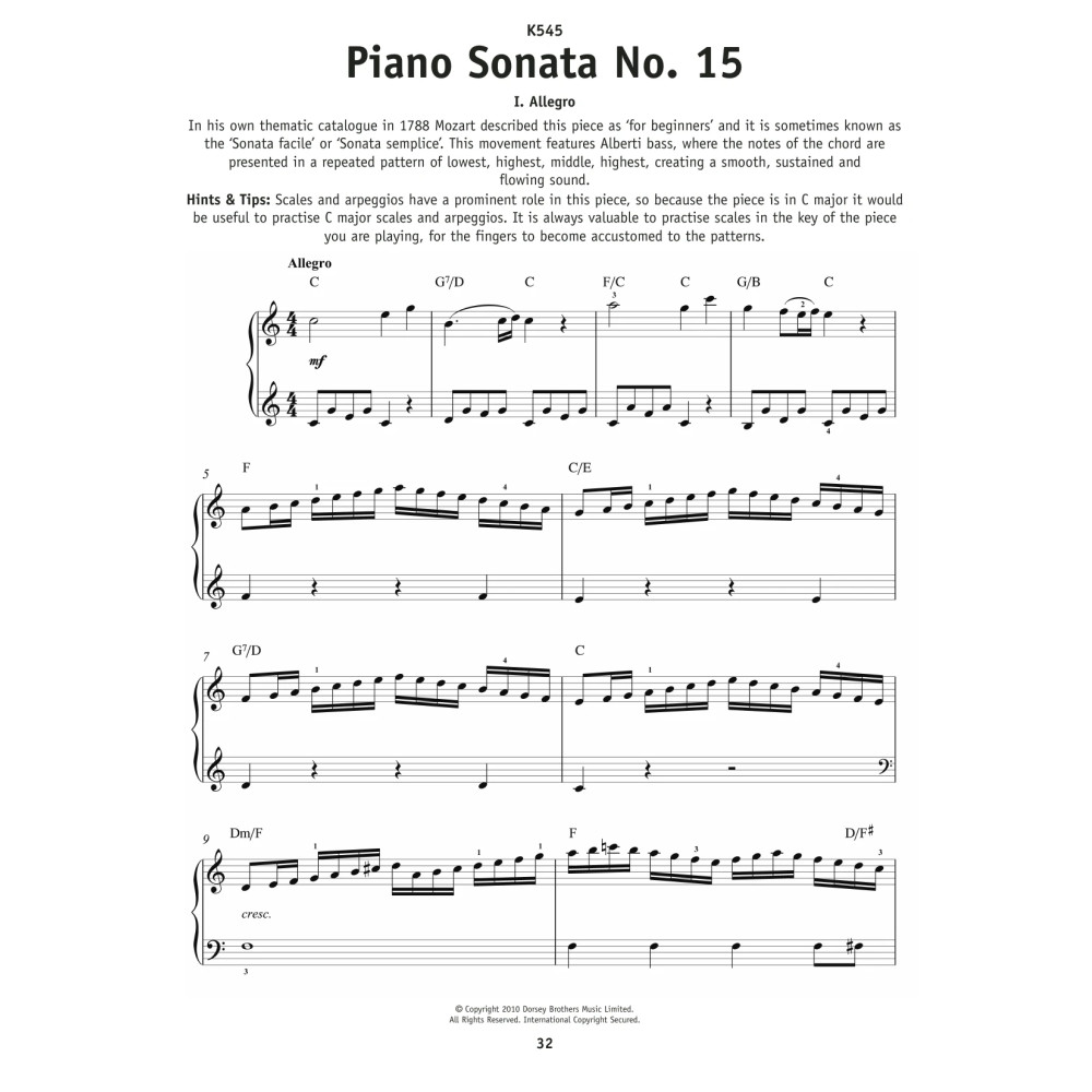 Allegro, K. 545
