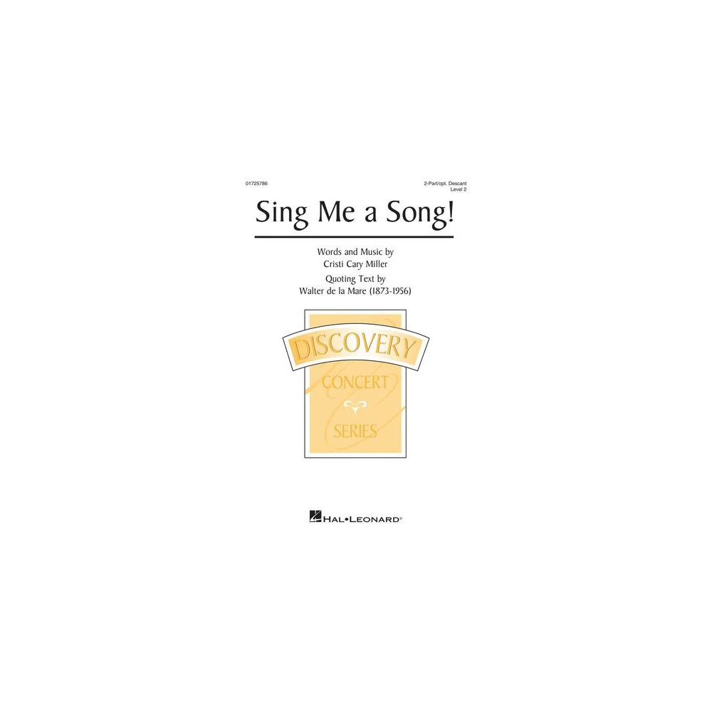 Sing Me A Song!