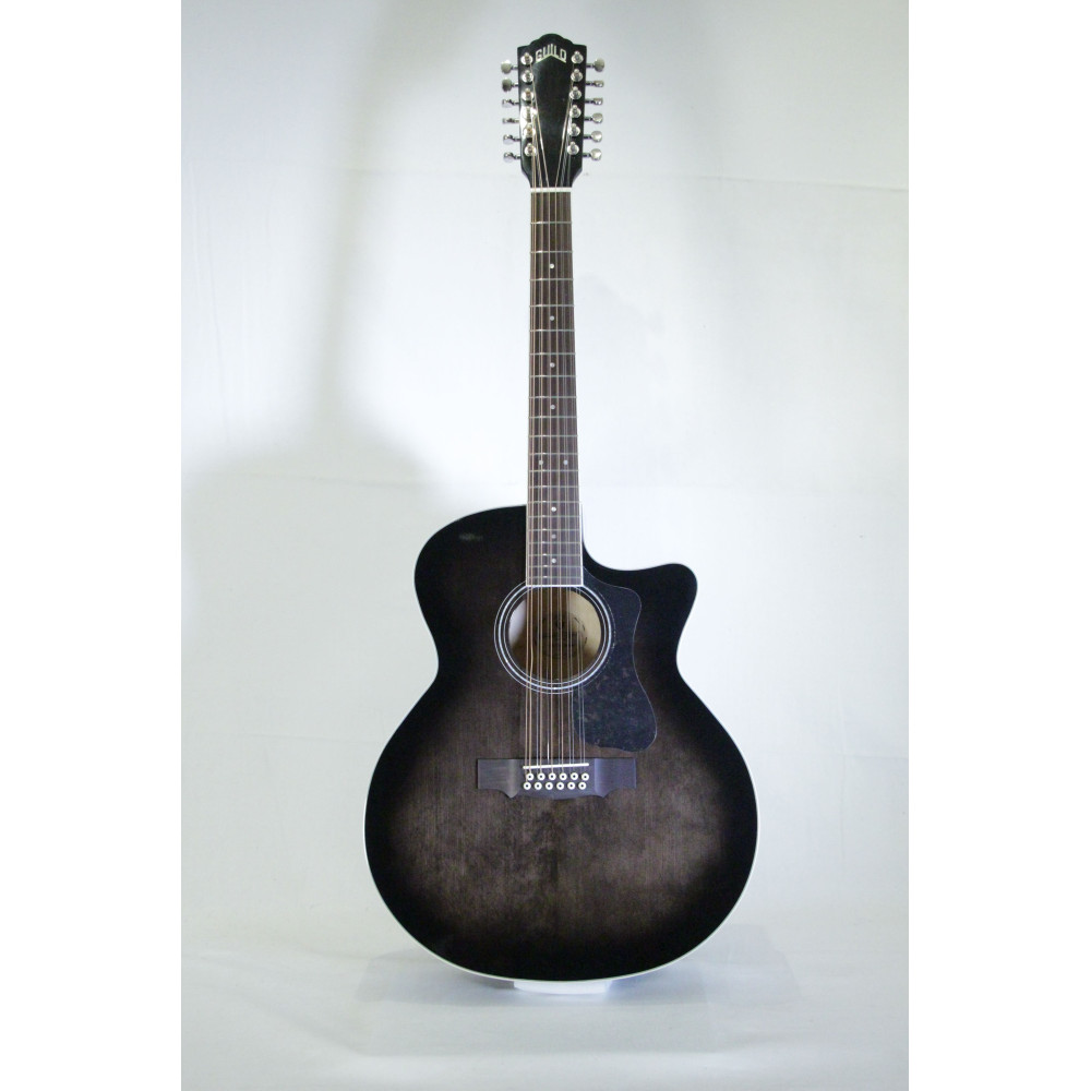 Guild F2512CE Deluxe TransBlack Burst