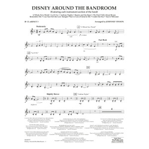 Disney Around the Bandroom - Bb Clarinet 3