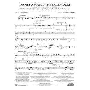 Disney Around the Bandroom - Eb Alto Saxophone 2