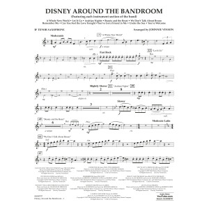 Disney Around the Bandroom - Bb Tenor Saxophone