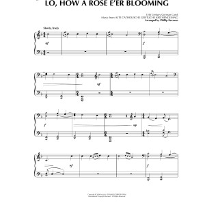 Lo, How A Rose E'er Blooming [Celtic version] (arr. Phillip Keveren)