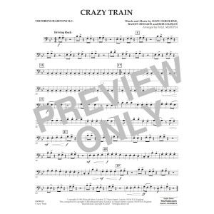 Crazy Train (arr. Paul Murtha) - Trombone/Baritone B.C.