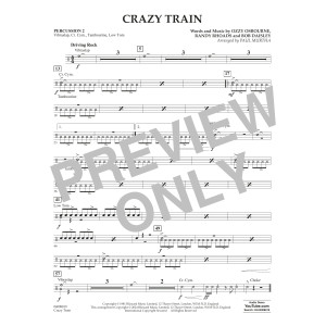 Crazy Train (arr. Paul Murtha) - Percussion 2