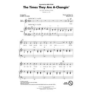 The Times They Are A-Changin' (arr. Audrey Snyder)