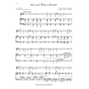 My Lord, What A Morning (arr. Richard Walters) (High Voice)