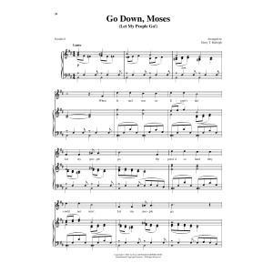 Go Down Moses (arr. Richard Walters) (High Voice)
