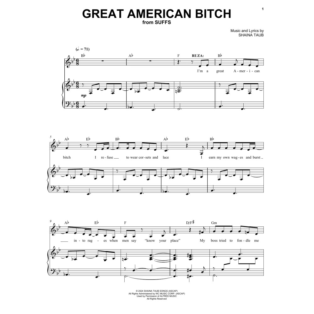 Great American Bitch (from Suffs)