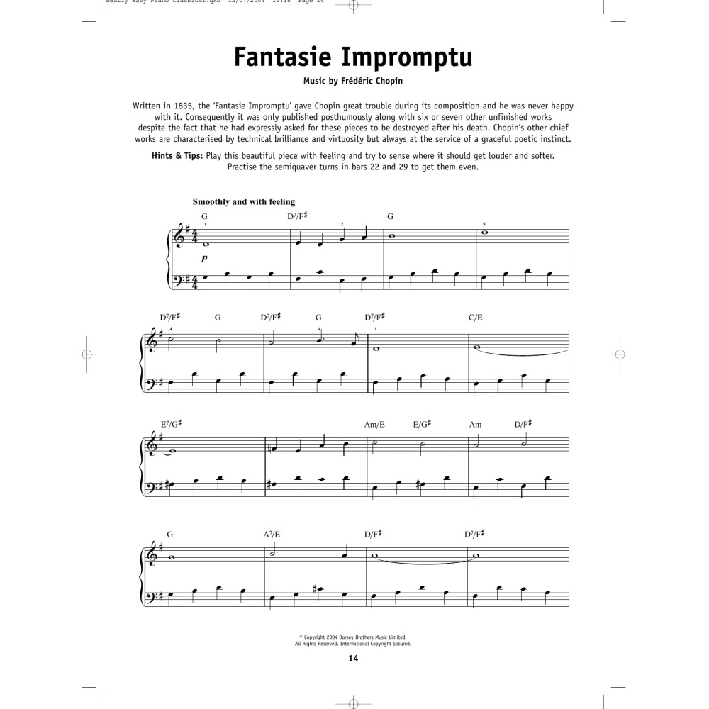 Fantaisie-Impromptu, Op. 66 (Posthumous)