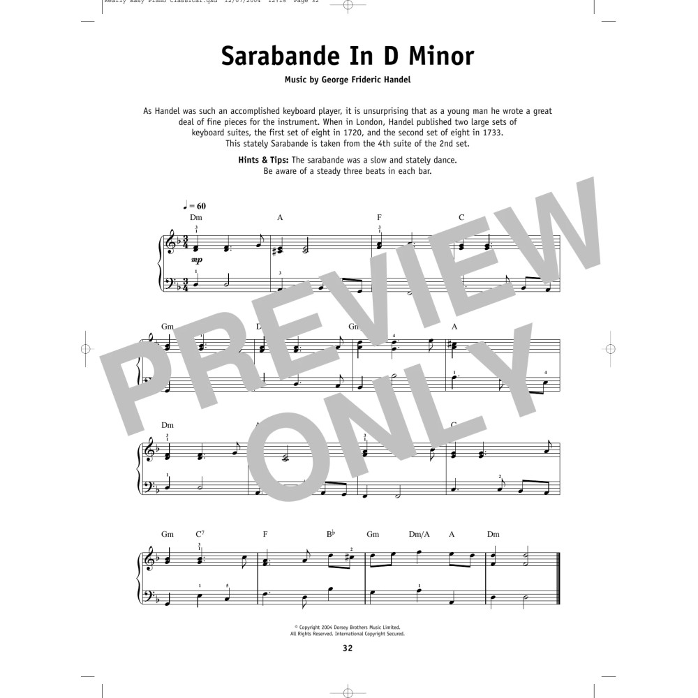 Sarabande, HWV 437