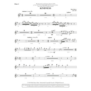 Kindness - Flute 2