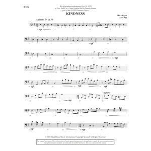 Kindness - Cello