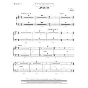 Kindness - Harpsichord