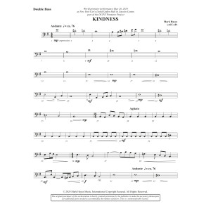 Kindness - Double Bass