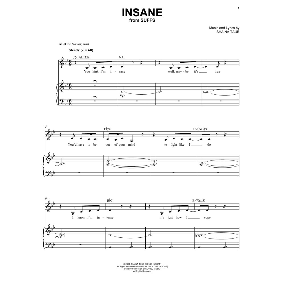 Insane (from Suffs)
