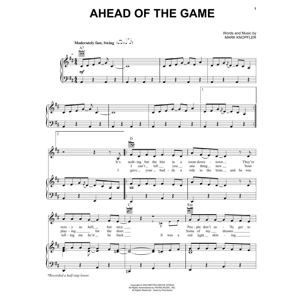 Ahead Of The Game