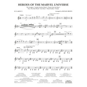 Heroes Of The Marvel Universe - Bb Clarinet 2
