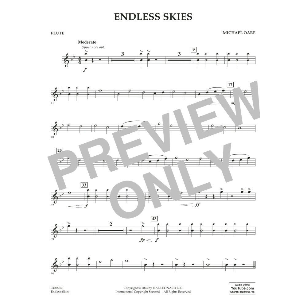 Endless Skies - Flute