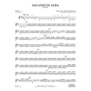 Ascanio In Alba Overture (arr. Charles Laux) - Violin 3 (Viola Treble Clef)