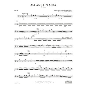 Ascanio In Alba Overture (arr. Charles Laux) - Cello