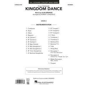 Kingdom Dance (from Tangled) (arr. Robert Longfield) - Conductor Score (Full Score)
