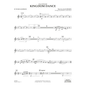 Kingdom Dance (from Tangled) (arr. Robert Longfield) - Bb Tenor Saxophone