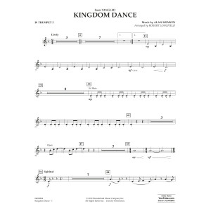 Kingdom Dance (from Tangled) (arr. Robert Longfield) - Bb Trumpet 3