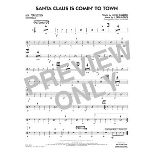 Santa Claus Is Comin' To Town (arr. Paul Murtha) - Aux Percussion