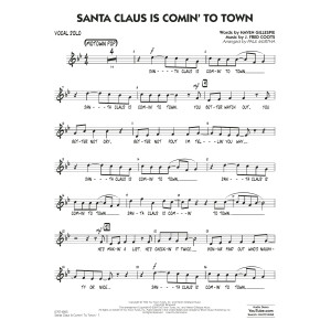 Santa Claus Is Comin' To Town (arr. Paul Murtha) - Vocal Solo